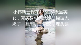 小伟新晋探花175CM极品美女，完美身材大长腿，揉捏大奶子，翘起屁股口交，埋头舔屌骚的很