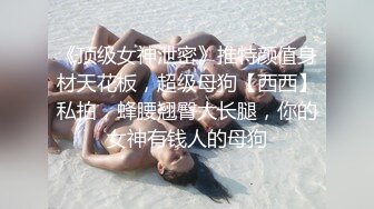 《顶级女神泄密》推特颜值身材天花板，超级母狗【西西】私拍，蜂腰翘臀大长腿，你的女神有钱人的母狗